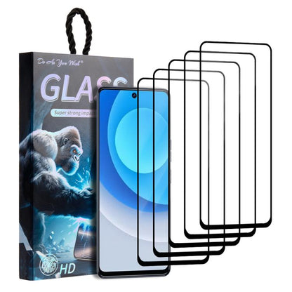 5pcs / Pack Do As You Wish Silk Screen Printed HD Tempered Glass Film, For Tecno Pop 10C 4G, For Tecno Spark 40 4G, For Tecno Pova 7 Ultra 5G, For Tecno Pova 7 4G, For Tecno Spark 30 Pro, For Tecno Spark 30 4G, For Tecno Pop 9 5G, For Tecno Spark Go 20...