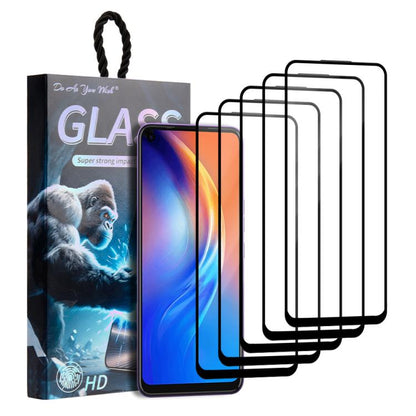 5pcs / Pack Do As You Wish Silk Screen Printed HD Tempered Glass Film, For Tecno Pop 10C 4G, For Tecno Spark 40 4G, For Tecno Pova 7 Ultra 5G, For Tecno Pova 7 4G, For Tecno Spark 30 Pro, For Tecno Spark 30 4G, For Tecno Pop 9 5G, For Tecno Spark Go 20...
