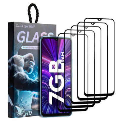 5pcs / Pack Do As You Wish Silk Screen Printed HD Tempered Glass Film, For Tecno Pop 10C 4G, For Tecno Spark 40 4G, For Tecno Pova 7 Ultra 5G, For Tecno Pova 7 4G, For Tecno Spark 30 Pro, For Tecno Spark 30 4G, For Tecno Pop 9 5G, For Tecno Spark Go 20...