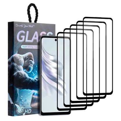 5pcs / Pack Do As You Wish Silk Screen Printed HD Tempered Glass Film, For Tecno Pop 10C 4G, For Tecno Spark 40 4G, For Tecno Pova 7 Ultra 5G, For Tecno Pova 7 4G, For Tecno Spark 30 Pro, For Tecno Spark 30 4G, For Tecno Pop 9 5G, For Tecno Spark Go 20...