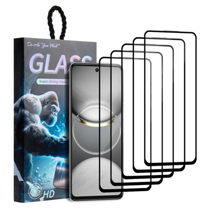 5pcs / Pack Do As You Wish Silk Screen Printed HD Tempered Glass Film, For Tecno Pop 10C 4G, For Tecno Spark 40 4G, For Tecno Pova 7 Ultra 5G, For Tecno Pova 7 4G, For Tecno Spark 30 Pro, For Tecno Spark 30 4G, For Tecno Pop 9 5G, For Tecno Spark Go 20...