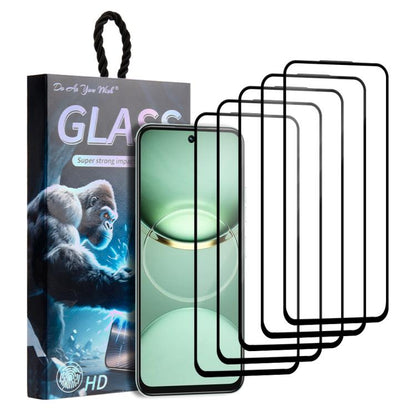 5pcs / Pack Do As You Wish Silk Screen Printed HD Tempered Glass Film, For Tecno Pop 10C 4G, For Tecno Spark 40 4G, For Tecno Pova 7 Ultra 5G, For Tecno Pova 7 4G, For Tecno Spark 30 Pro, For Tecno Spark 30 4G, For Tecno Pop 9 5G, For Tecno Spark Go 20...