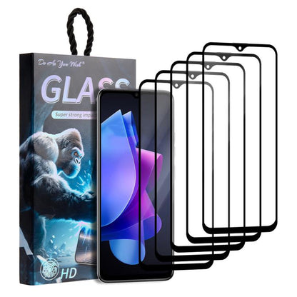 5pcs / Pack Do As You Wish Silk Screen Printed HD Tempered Glass Film, For Tecno Pop 10C 4G, For Tecno Spark 40 4G, For Tecno Pova 7 Ultra 5G, For Tecno Pova 7 4G, For Tecno Spark 30 Pro, For Tecno Spark 30 4G, For Tecno Pop 9 5G, For Tecno Spark Go 20...