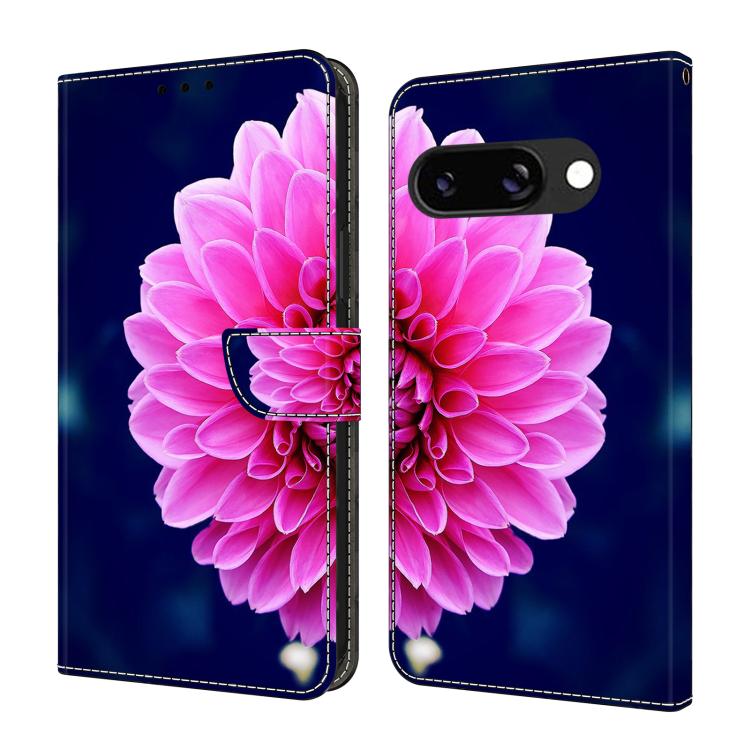 Crystal-Like Painted Vegan Leather Phone Case, For Google Pixel 10a, For Google Pixel 9a, For Google Pixel 9 Pro, For Google Pixel 9