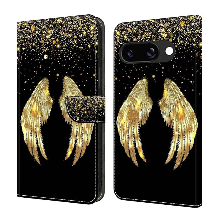 Crystal-Like Painted Vegan Leather Phone Case, For Google Pixel 10a, For Google Pixel 9a, For Google Pixel 9 Pro, For Google Pixel 9