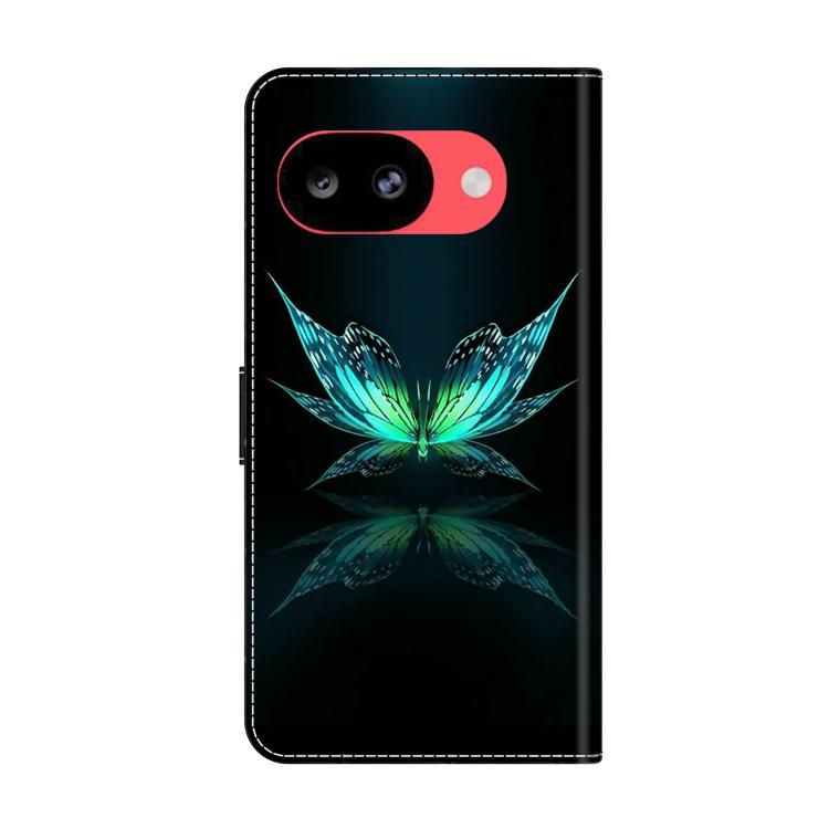 Crystal-Like Painted Vegan Leather Phone Case, For Google Pixel 10a, For Google Pixel 9a, For Google Pixel 9 Pro, For Google Pixel 9