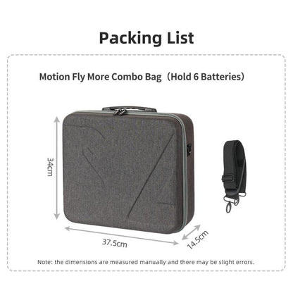 For DJI Avata 360 Sunnylife Carrying Hard Travel Storage Bag, Easy Carrying Combo Bag, 5-Batteries Combo Bag, 6-Batteries Combo Bag