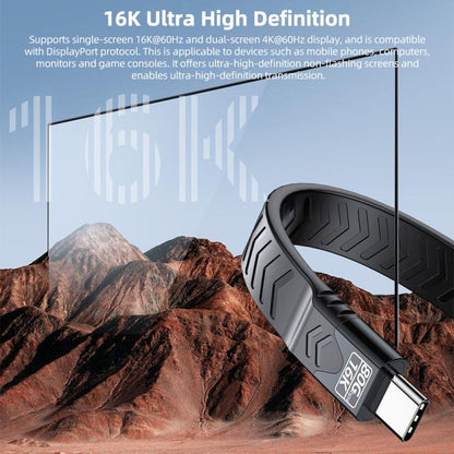 USB5 240W 16K 80Gbps Type-C to Type-C For Thunderbolt 5 Full Function FPC Cable Data Cable