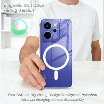 imak Magnetic Shockproof Airbag TPU Phone Case, For Realme P4 Power 5G