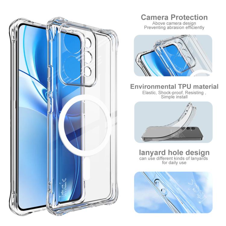imak Magnetic Shockproof Airbag TPU Phone Case, For Realme P4 Power 5G
