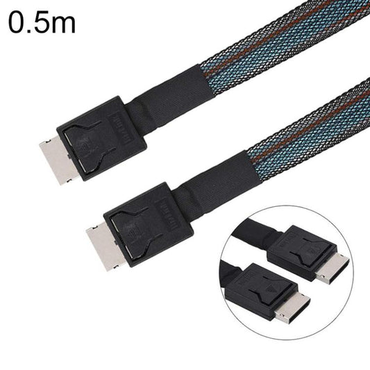 Câble WG172 Oculink SFF-8611 vers SFF-8611 PCIE4.0 MINISAS, 0,5m, 1m