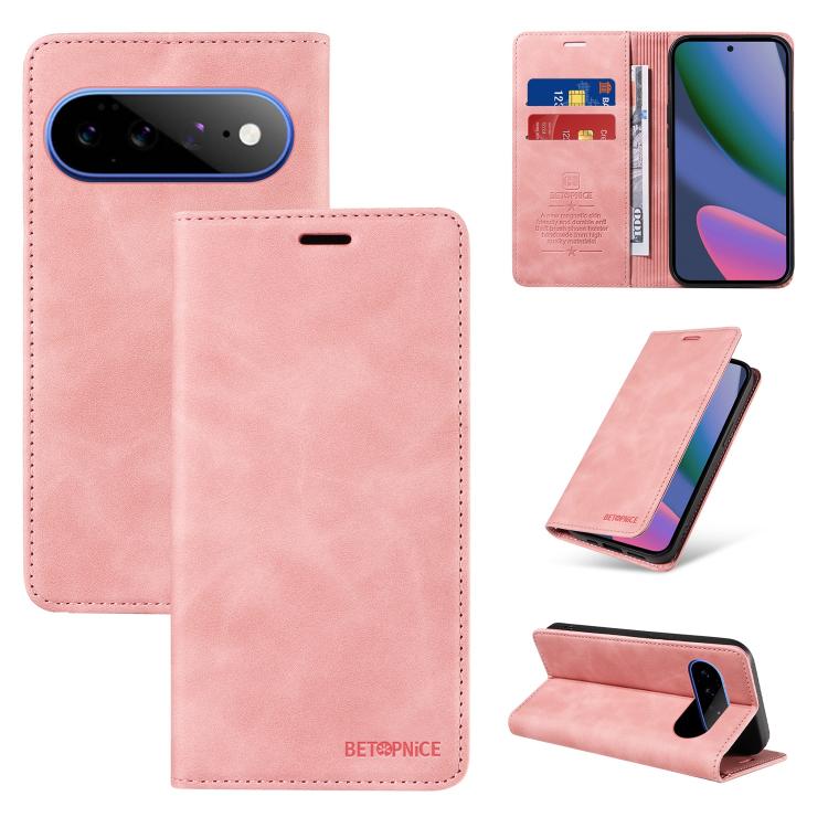 BETOPNICE Suction RFID Anti-theft Leather Phone Case, For Google Pixel 11 Pro XL, For Google Pixel 11 / Pixel 11 Pro
