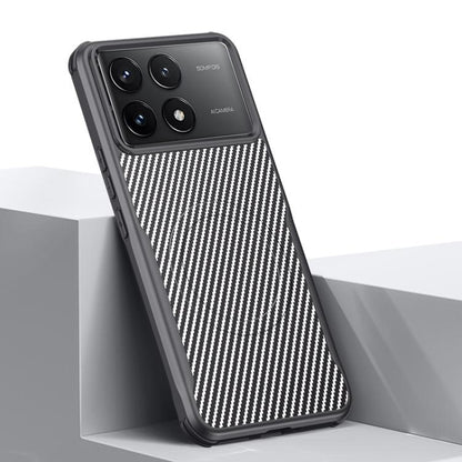 Blade-Style Carbon Fiber Texture Magnetic Skin-Feel Phone Case, For Redmi K90 Pro Max / Poco F8 Ultra 5G, For Redmi K90 / Poco F8 Pro 5G, For Redmi K80 Pro, For Redmi K80, For Redmi K70 Ultra, For Redmi K70