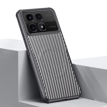 Blade-Style Carbon Fiber Texture Magnetic Skin-Feel Phone Case, For Redmi K90 Pro Max / Poco F8 Ultra 5G, For Redmi K90 / Poco F8 Pro 5G, For Redmi K80 Pro, For Redmi K80, For Redmi K70 Ultra, For Redmi K70