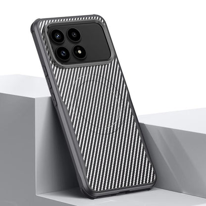 Blade-Style Carbon Fiber Texture Magnetic Skin-Feel Phone Case, For Redmi K90 Pro Max / Poco F8 Ultra 5G, For Redmi K90 / Poco F8 Pro 5G, For Redmi K80 Pro, For Redmi K80, For Redmi K70 Ultra, For Redmi K70