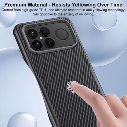 Blade-Style Carbon Fiber Texture Magnetic Skin-Feel Phone Case, For Redmi K90 Pro Max / Poco F8 Ultra 5G, For Redmi K90 / Poco F8 Pro 5G, For Redmi K80 Pro, For Redmi K80, For Redmi K70 Ultra, For Redmi K70