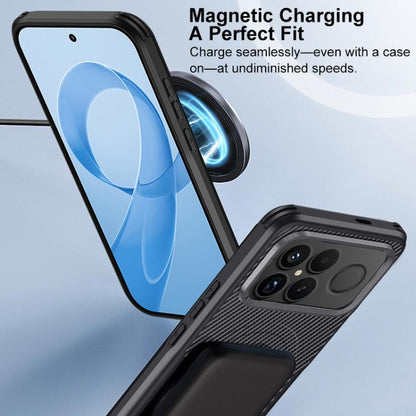 Blade-Style Carbon Fiber Texture Magnetic Skin-Feel Phone Case, For Redmi K90 Pro Max / Poco F8 Ultra 5G, For Redmi K90 / Poco F8 Pro 5G, For Redmi K80 Pro, For Redmi K80, For Redmi K70 Ultra, For Redmi K70
