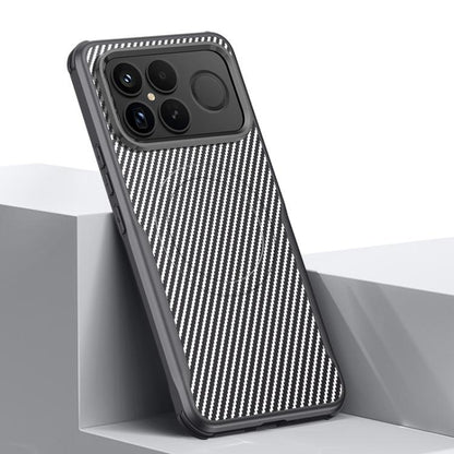 Blade-Style Carbon Fiber Texture Magnetic Skin-Feel Phone Case, For Redmi K90 Pro Max / Poco F8 Ultra 5G, For Redmi K90 / Poco F8 Pro 5G, For Redmi K80 Pro, For Redmi K80, For Redmi K70 Ultra, For Redmi K70