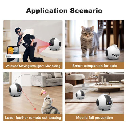 SriHome DH013 Plus 4MP Smart Pet Robot Camera with Auto-Charging Dock, US Plug, UK Plug, EU Plug, AU Plug
