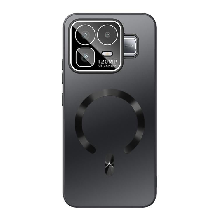Ice Magnetic Explosion-proof Lens Film PC Phone Case, For Realme Neo8 5G