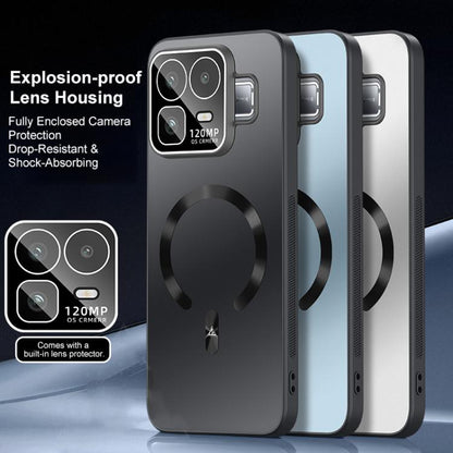 Ice Magnetic Explosion-proof Lens Film PC Phone Case, For Realme Neo8 5G