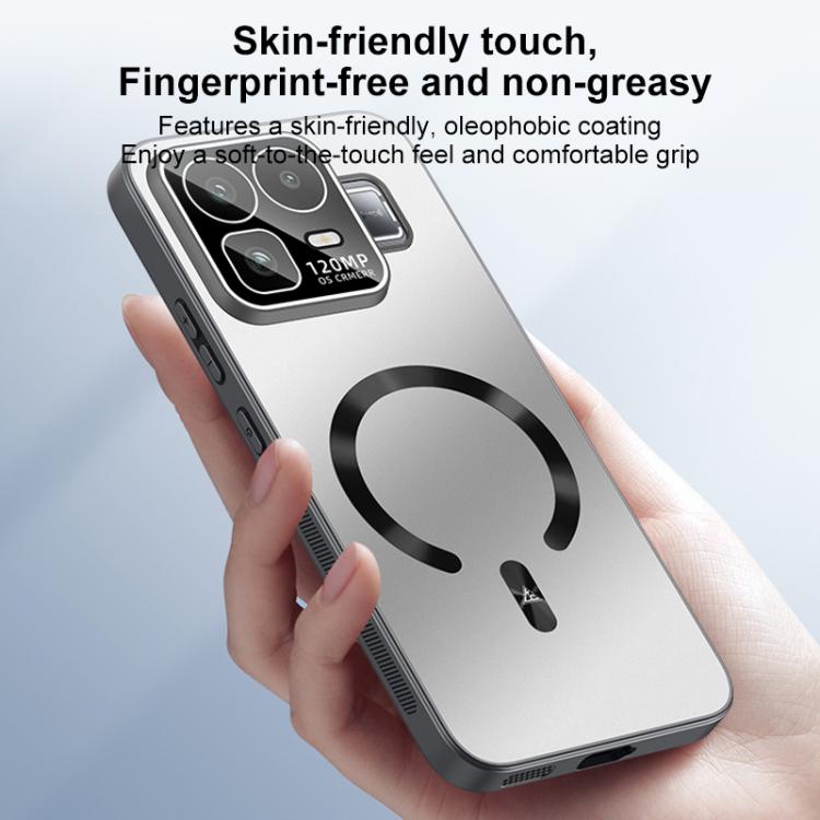 Ice Magnetic Explosion-proof Lens Film PC Phone Case, For Realme Neo8 5G