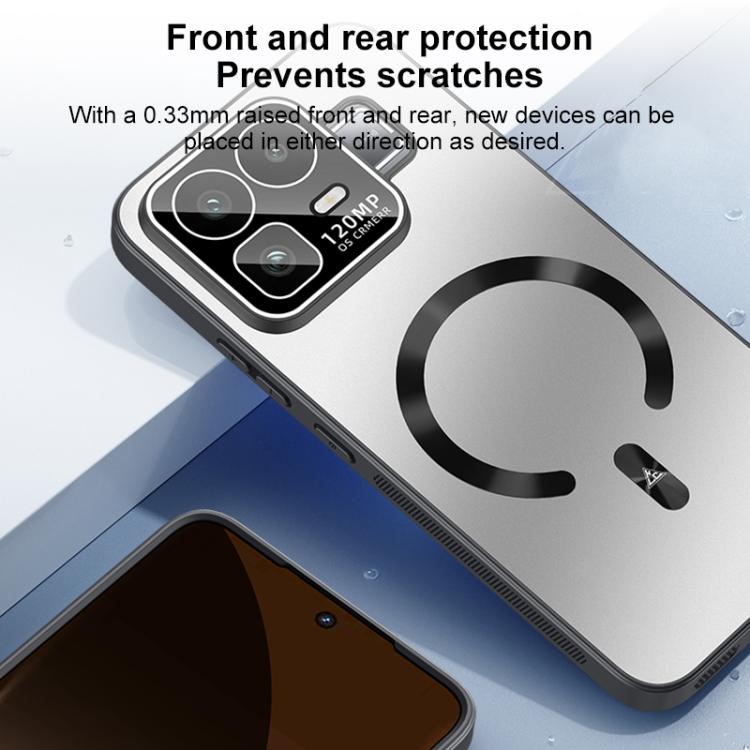 Ice Magnetic Explosion-proof Lens Film PC Phone Case, For Realme Neo8 5G