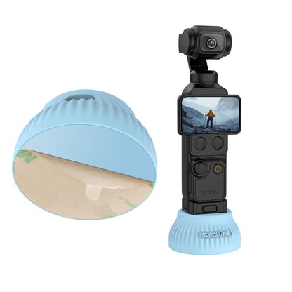 For DJI Osmo Pocket 4 / 3 Sunnylife Silicone Stand Base Car Center Console Base Desktop Stabilizer Supporting Holder, Car Base, Tabletop Base