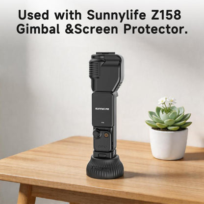 For DJI Osmo Pocket 4 / 3 Sunnylife Silicone Stand Base Car Center Console Base Desktop Stabilizer Supporting Holder, Car Base, Tabletop Base
