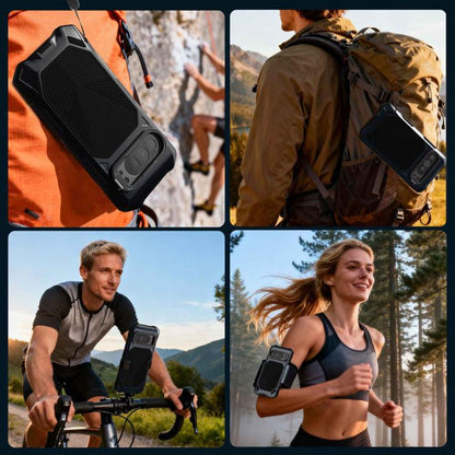 Metal Armor Construction IP65 Waterproof Magnetic Phone Case, For Google Pixel 9 Pro XL/10 Pro XL, For Google Pixel 9/9 Pro/10/10 Pro