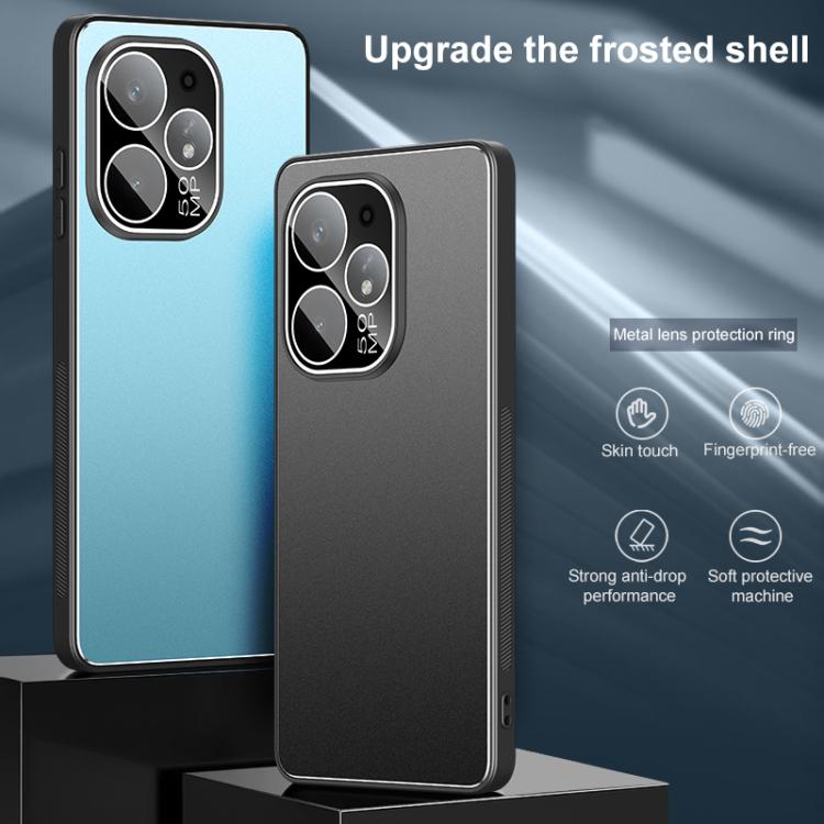Golden Shield Metal Frosted Lens Film Phone Case, For Realme Neo7 Turbo, For Realme GT 7, For Realme Neo7x, For Realme Neo7 SE