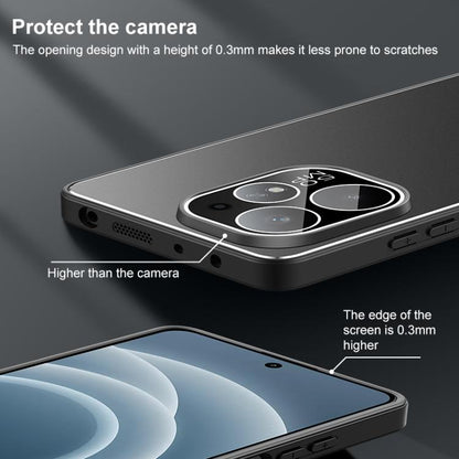 Golden Shield Metal Frosted Lens Film Phone Case, For Realme Neo7 Turbo, For Realme GT 7, For Realme Neo7x, For Realme Neo7 SE