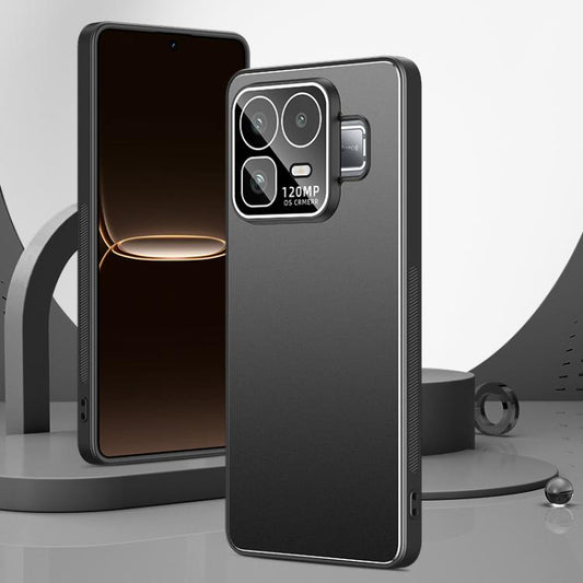 Golden Shield Metal Frosted Lens Film Phone Case, For Realme Neo8 5G