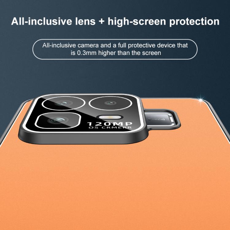 Golden Shield Metal Frosted Lens Film Phone Case, For Realme Neo8 5G