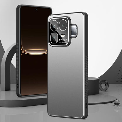 Golden Shield Metal Frosted Lens Film Phone Case, For Realme Neo8 5G