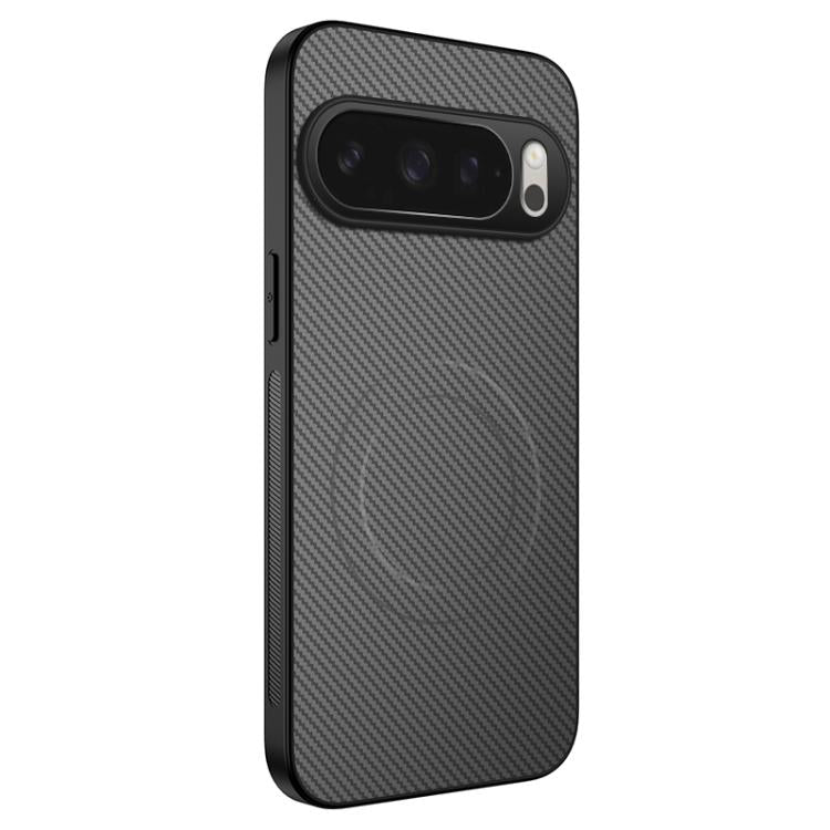 WANLONFENG TQ Series Magnetic Carbon Fiber Texture PC Hybrid TPU Phone Case, For Google Pixel 10a, For Google Pixel 10 Pro XL, For Google Pixel 10 Pro, For Google Pixel 10, For Google Pixel 9a, For Google Pixel 9 Pro XL, For Google Pixel 9 Pro         ...
