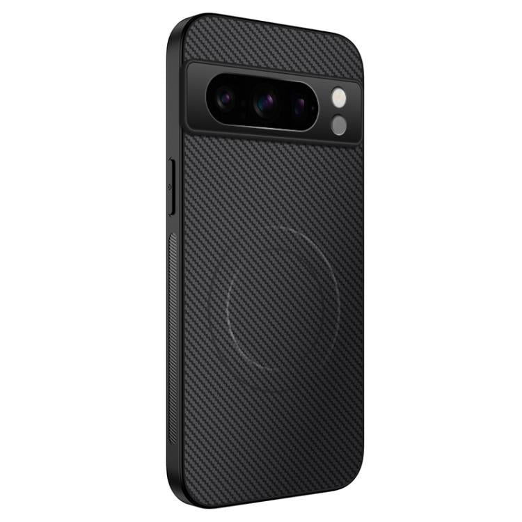 WANLONFENG TQ Series Magnetic Carbon Fiber Texture PC Hybrid TPU Phone Case, For Google Pixel 10a, For Google Pixel 10 Pro XL, For Google Pixel 10 Pro, For Google Pixel 10, For Google Pixel 9a, For Google Pixel 9 Pro XL, For Google Pixel 9 Pro         ...