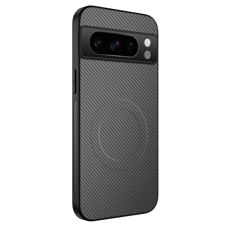 WANLONFENG TQ Series Magnetic Carbon Fiber Texture PC Hybrid TPU Phone Case, For Google Pixel 10a, For Google Pixel 10 Pro XL, For Google Pixel 10 Pro, For Google Pixel 10, For Google Pixel 9a, For Google Pixel 9 Pro XL, For Google Pixel 9 Pro         ...