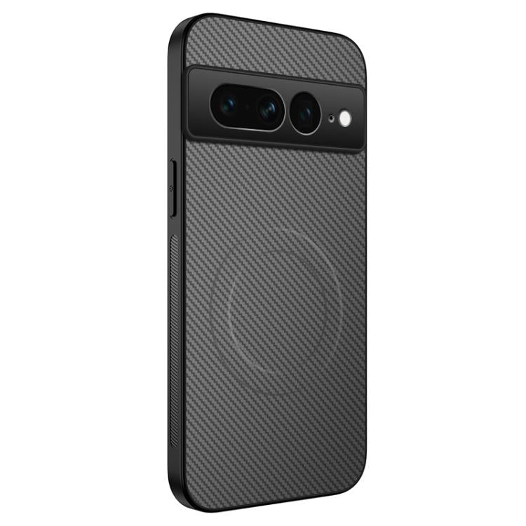 WANLONFENG TQ Series Magnetic Carbon Fiber Texture PC Hybrid TPU Phone Case, For Google Pixel 10a, For Google Pixel 10 Pro XL, For Google Pixel 10 Pro, For Google Pixel 10, For Google Pixel 9a, For Google Pixel 9 Pro XL, For Google Pixel 9 Pro         ...