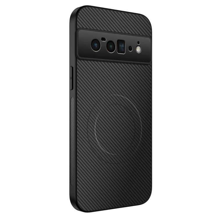 WANLONFENG TQ Series Magnetic Carbon Fiber Texture PC Hybrid TPU Phone Case, For Google Pixel 10a, For Google Pixel 10 Pro XL, For Google Pixel 10 Pro, For Google Pixel 10, For Google Pixel 9a, For Google Pixel 9 Pro XL, For Google Pixel 9 Pro         ...