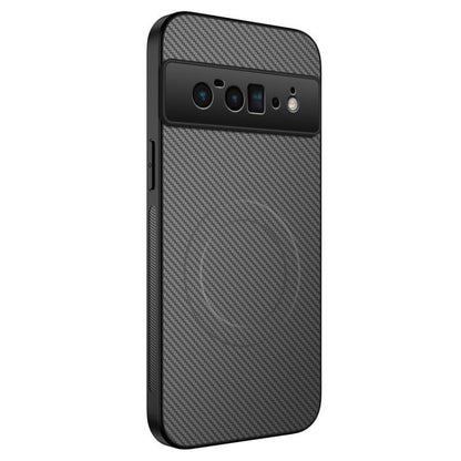 WANLONFENG TQ Series Magnetic Carbon Fiber Texture PC Hybrid TPU Phone Case, For Google Pixel 10a, For Google Pixel 10 Pro XL, For Google Pixel 10 Pro, For Google Pixel 10, For Google Pixel 9a, For Google Pixel 9 Pro XL, For Google Pixel 9 Pro         ...