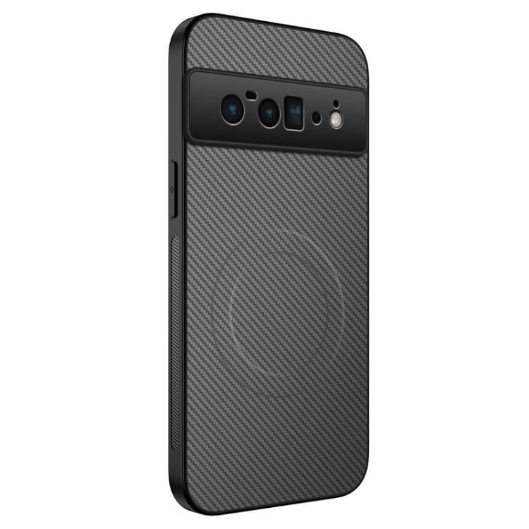 WANLONFENG TQ Series Magnetic Carbon Fiber Texture PC Hybrid TPU Phone Case, For Google Pixel 10a, For Google Pixel 10 Pro XL, For Google Pixel 10 Pro, For Google Pixel 10, For Google Pixel 9a, For Google Pixel 9 Pro XL, For Google Pixel 9 Pro         ...