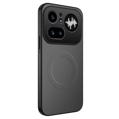 WANLONFENG TQ Series Magnetic Carbon Fiber Texture PC Hybrid TPU Phone Case, For Nothing Phone 4a Pro, For Nothing Phone 4a, For Nothing Phone 3a Lite, For Nothing Phone 3a, For Nothing Phone 3a Pro