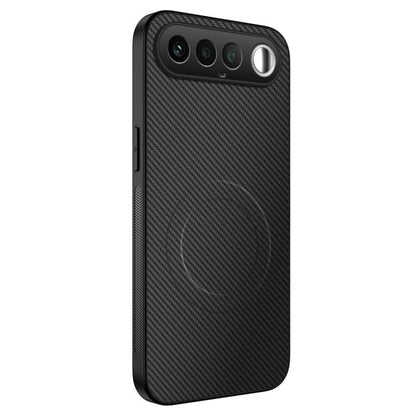 WANLONFENG TQ Series Magnetic Carbon Fiber Texture PC Hybrid TPU Phone Case, For Realme 16 5G, For Realme 16 Pro+ 5G, For Realme 16 Pro 5G