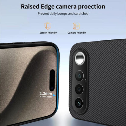 WANLONFENG TQ Series Magnetic Carbon Fiber Texture PC Hybrid TPU Phone Case, For Realme 16 5G, For Realme 16 Pro+ 5G, For Realme 16 Pro 5G