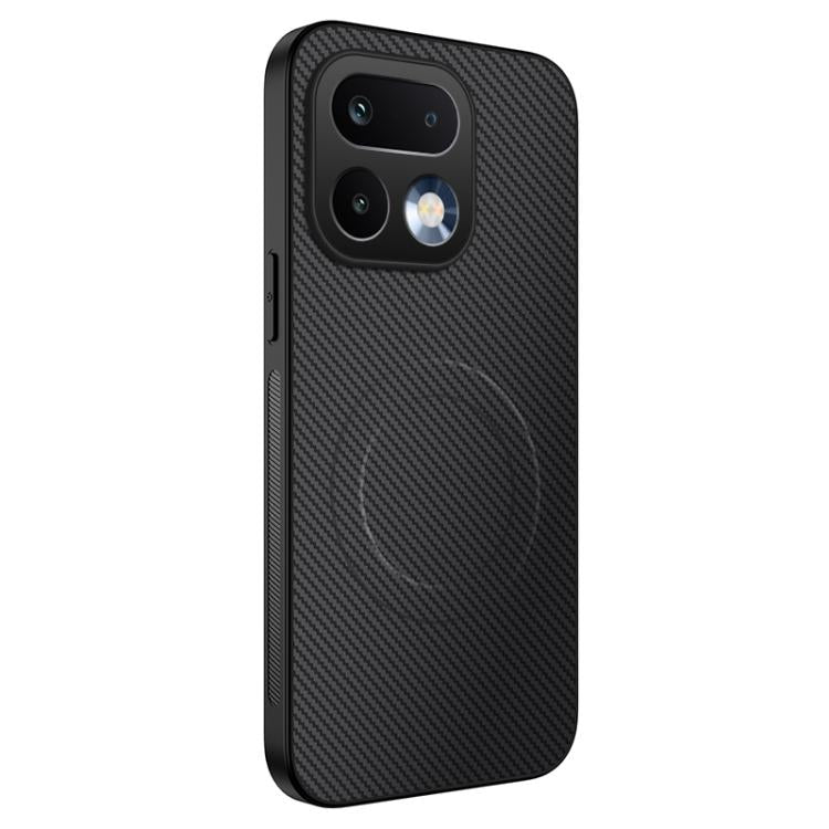 WANLONFENG TQ Series Magnetic Carbon Fiber Texture PC Hybrid TPU Phone Case, For Realme 16 5G, For Realme 16 Pro+ 5G, For Realme 16 Pro 5G