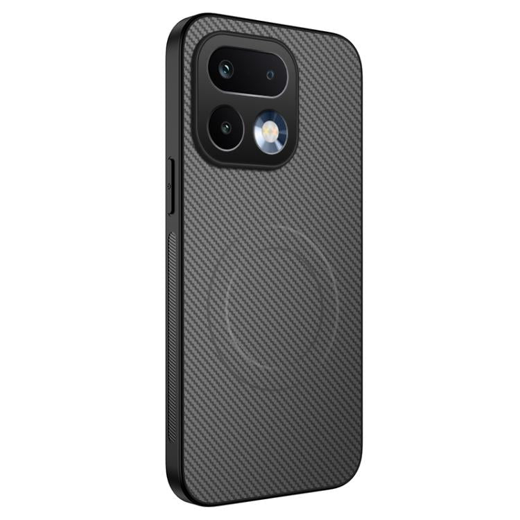 WANLONFENG TQ Series Magnetic Carbon Fiber Texture PC Hybrid TPU Phone Case, For Realme 16 5G, For Realme 16 Pro+ 5G, For Realme 16 Pro 5G