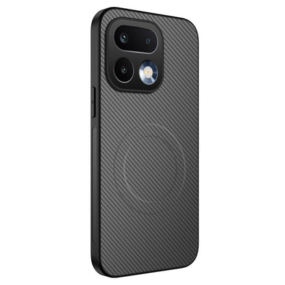 WANLONFENG TQ Series Magnetic Carbon Fiber Texture PC Hybrid TPU Phone Case, For Realme 16 5G, For Realme 16 Pro+ 5G, For Realme 16 Pro 5G