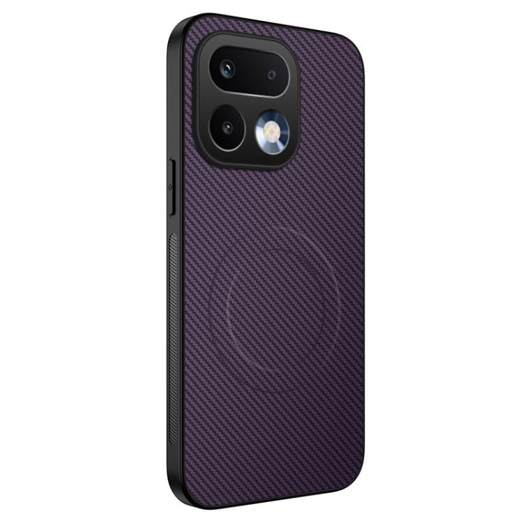 WANLONFENG TQ Series Magnetic Carbon Fiber Texture PC Hybrid TPU Phone Case, For Realme 16 5G, For Realme 16 Pro+ 5G, For Realme 16 Pro 5G