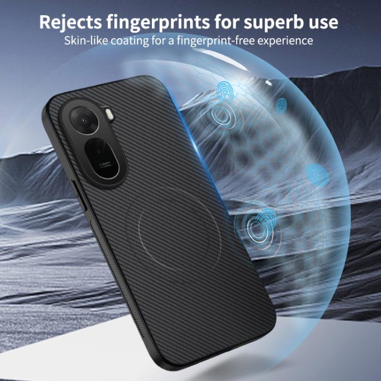 WANLONFENG TQ Series Magnetic Carbon Fiber Texture PC Hybrid TPU Phone Case, For Redmi A7 Pro 171mm / Poco C85x 5G, For Redmi 15a 5G, For Redmi Turbo 5 Max / Poco X8 Pro Max 5G, For Redmi Turbo 5 5G / Poco X8 Pro 5G                                     ...